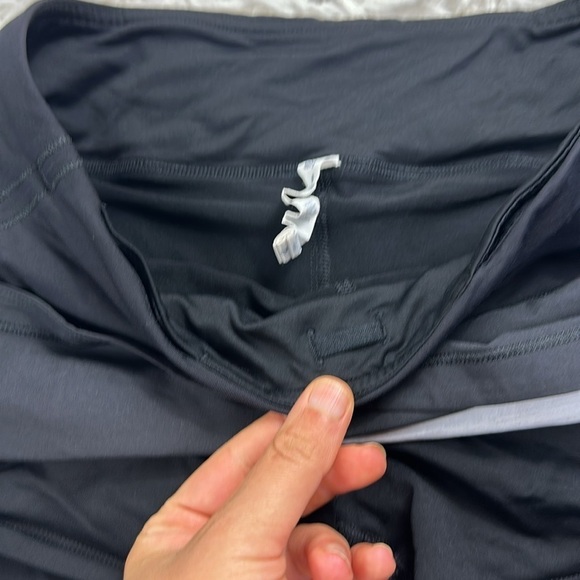 Lululemon Pace Rival Skirt II (Regular) *4-way Stretch Dramatic Static White Bla - Picture 4 of 9